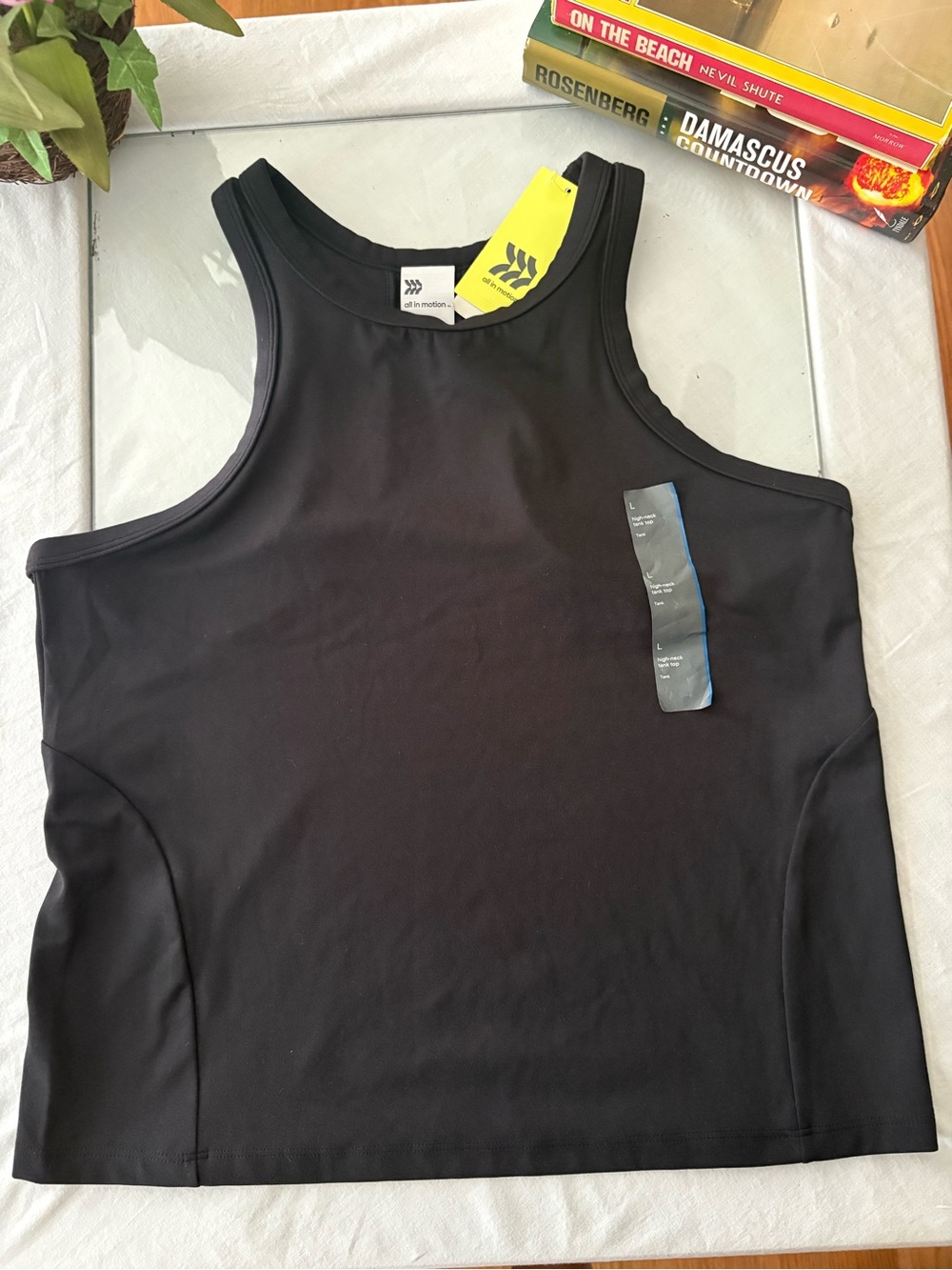 all in motion Black Tank Top